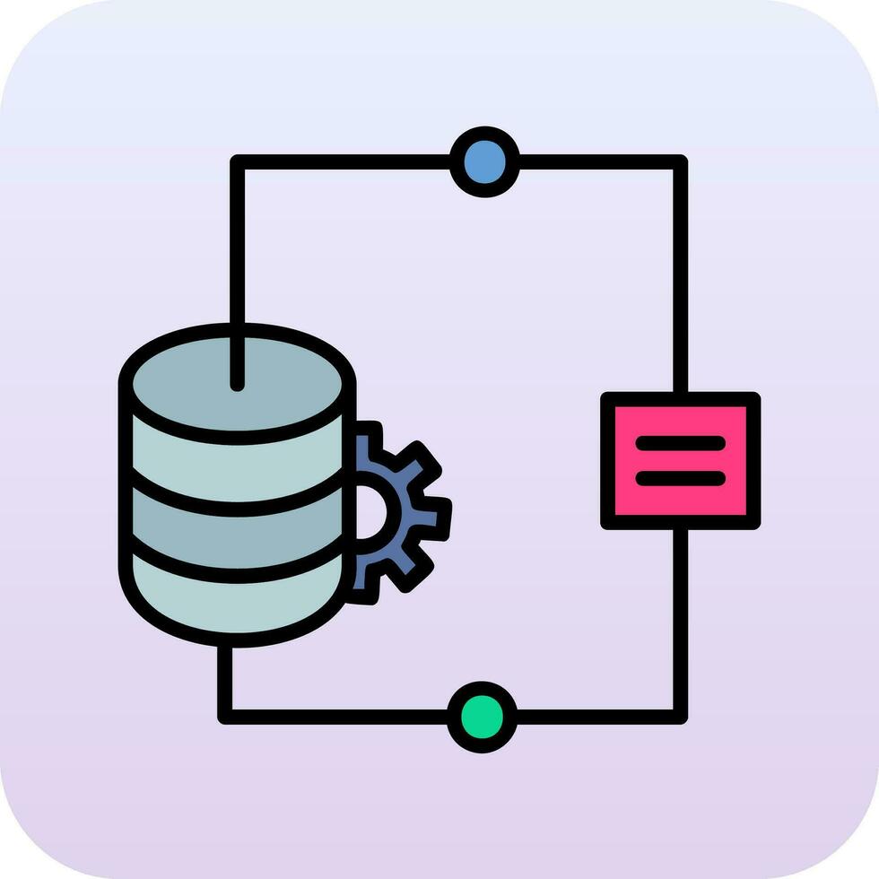 Data Integration Vector Icon