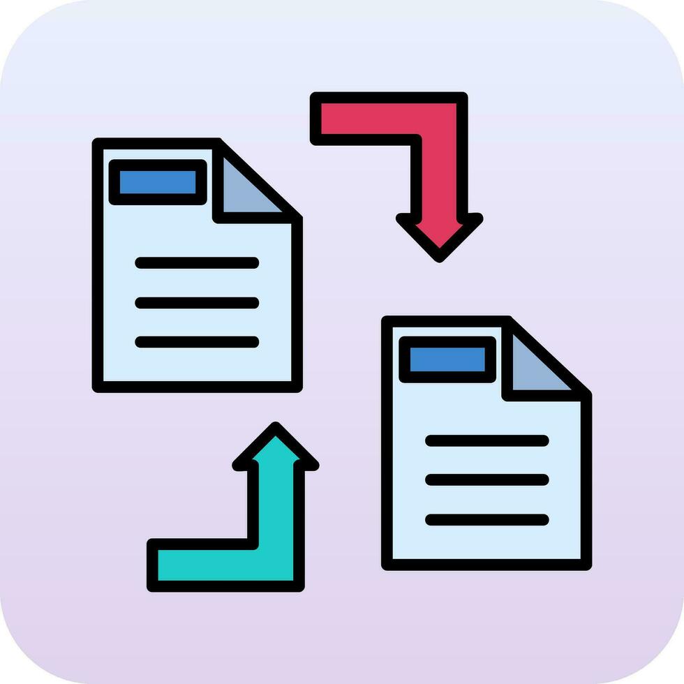 Data Transformation Vector Icon