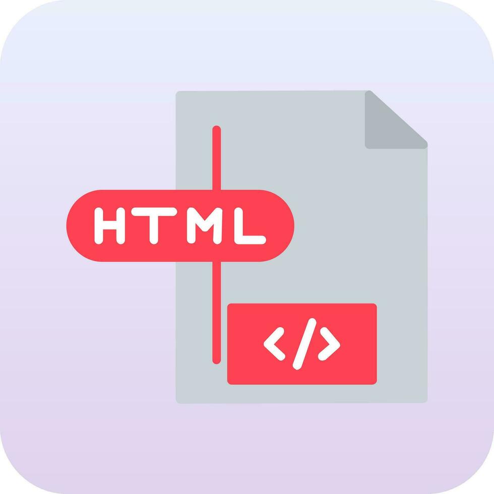Html File Vector Icon