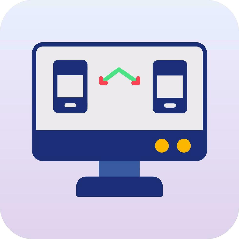 Data Transfer Vector Icon