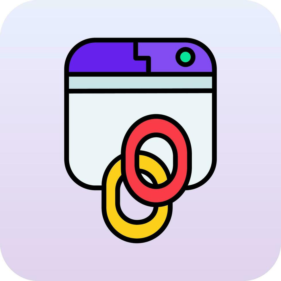 Backlink Vector Icon