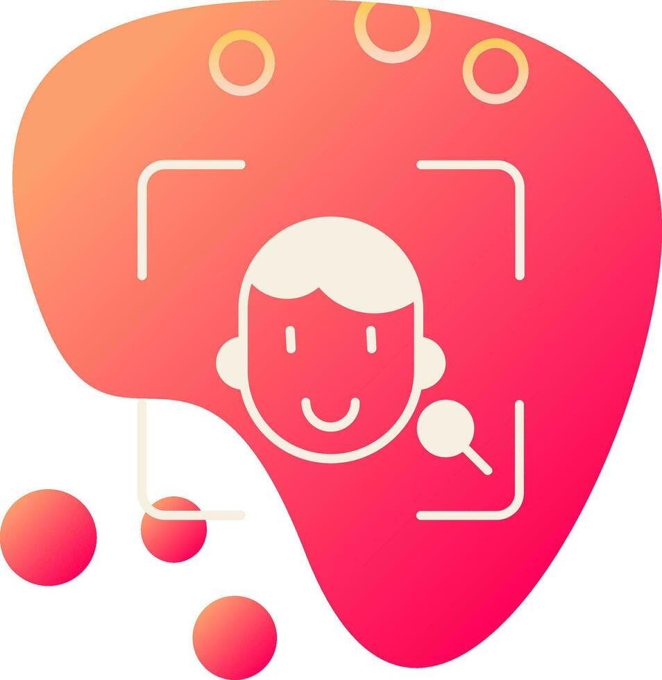 Face Scanner Vector Icon