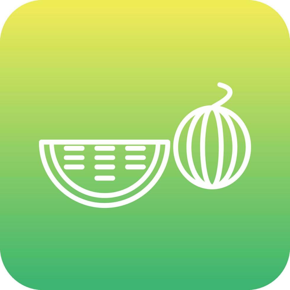 Water Melon Vector Icon