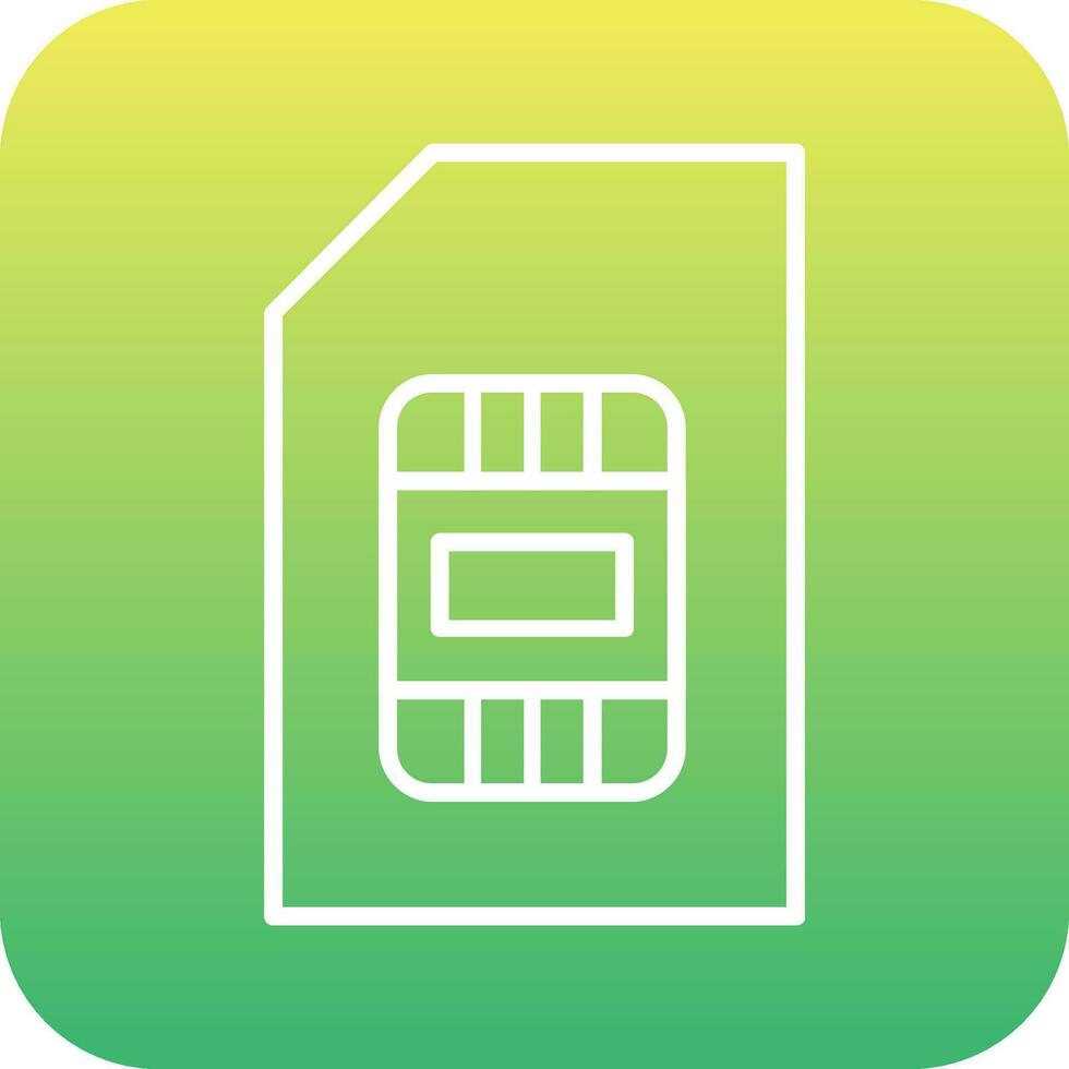 sim Vector Icon