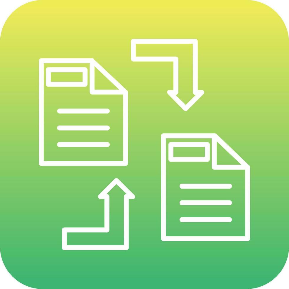 Data Transformation Vector Icon