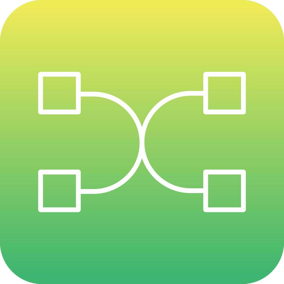 Many To Many Vector Icon