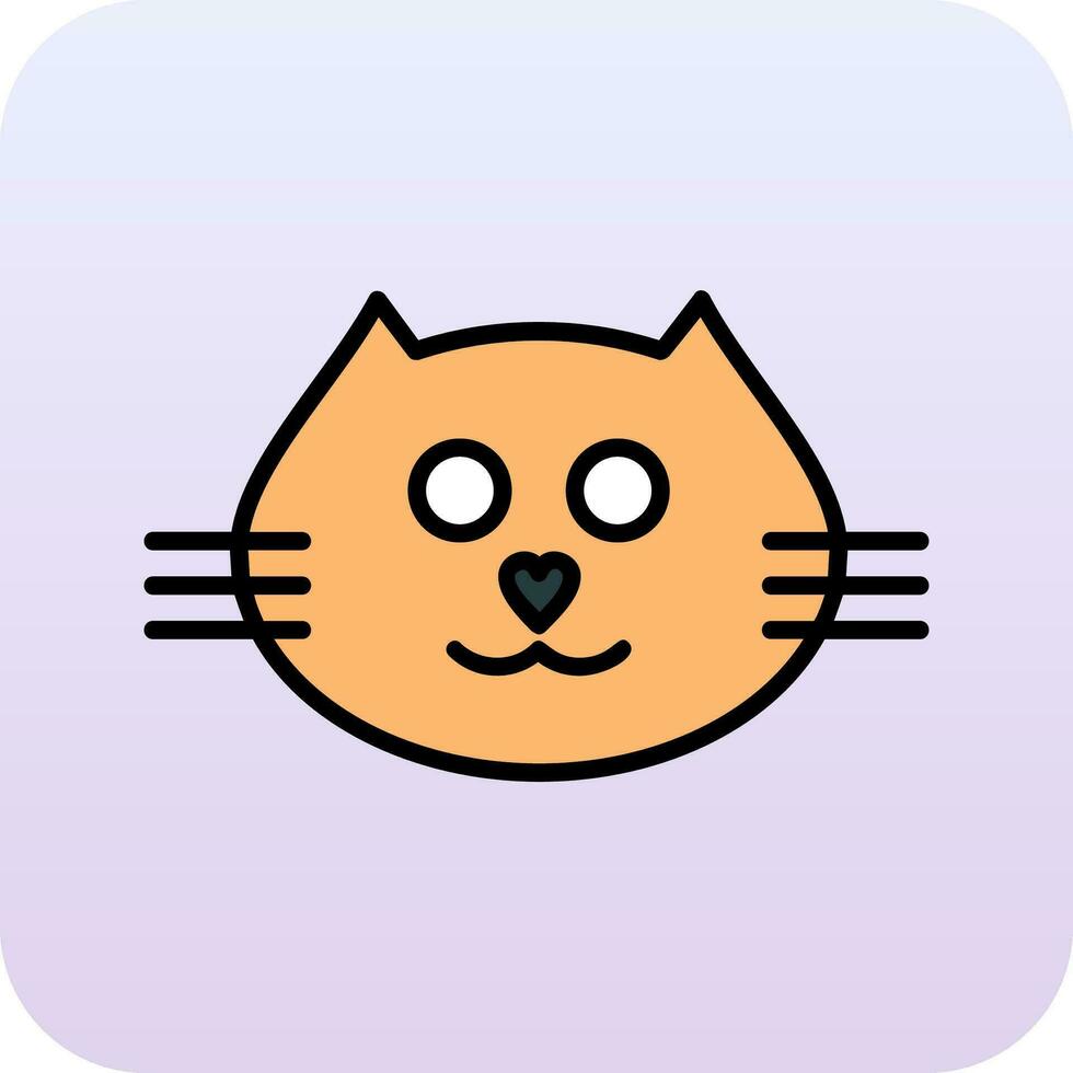 Cat face Vector Icon