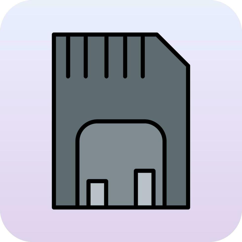 Memory card Vector Icon