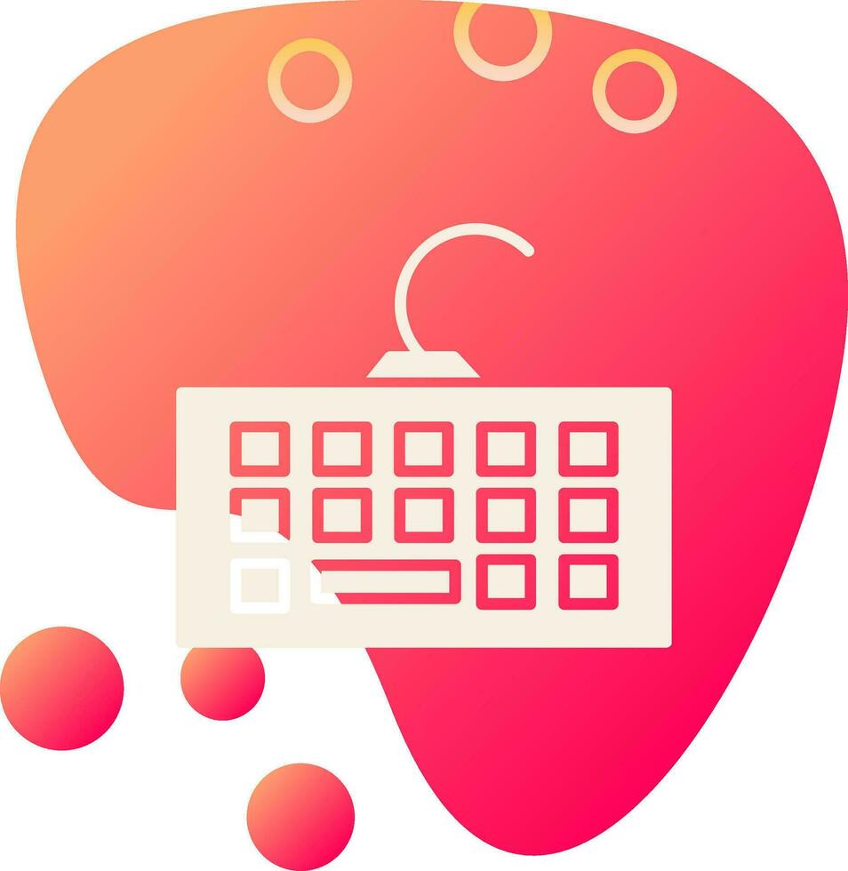 Computer Keyboard Vector Icon
