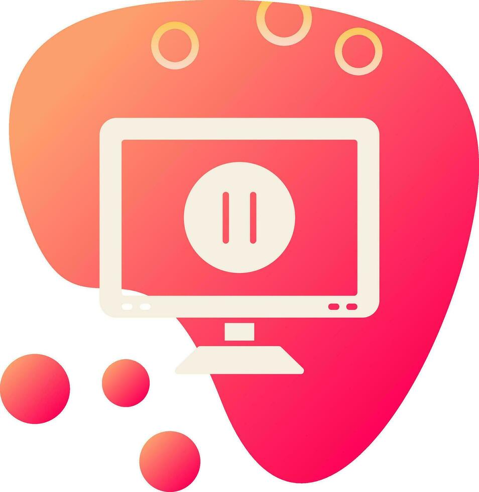 Pause Button Vector Icon