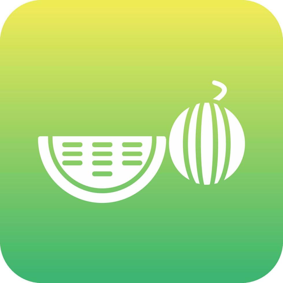 Water Melon Vector Icon