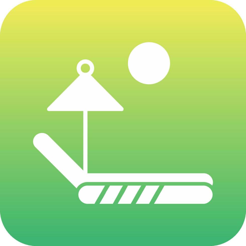Sunbed Vector Icon