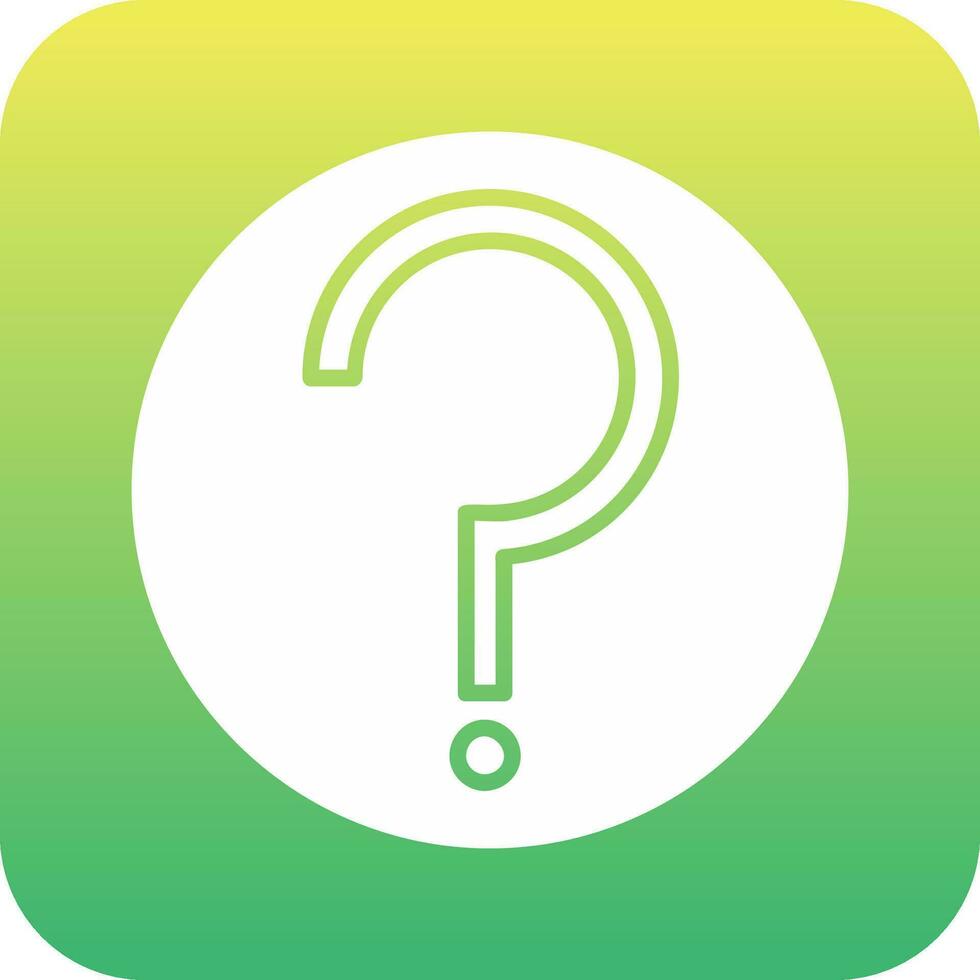 Question Mark Vector Icon