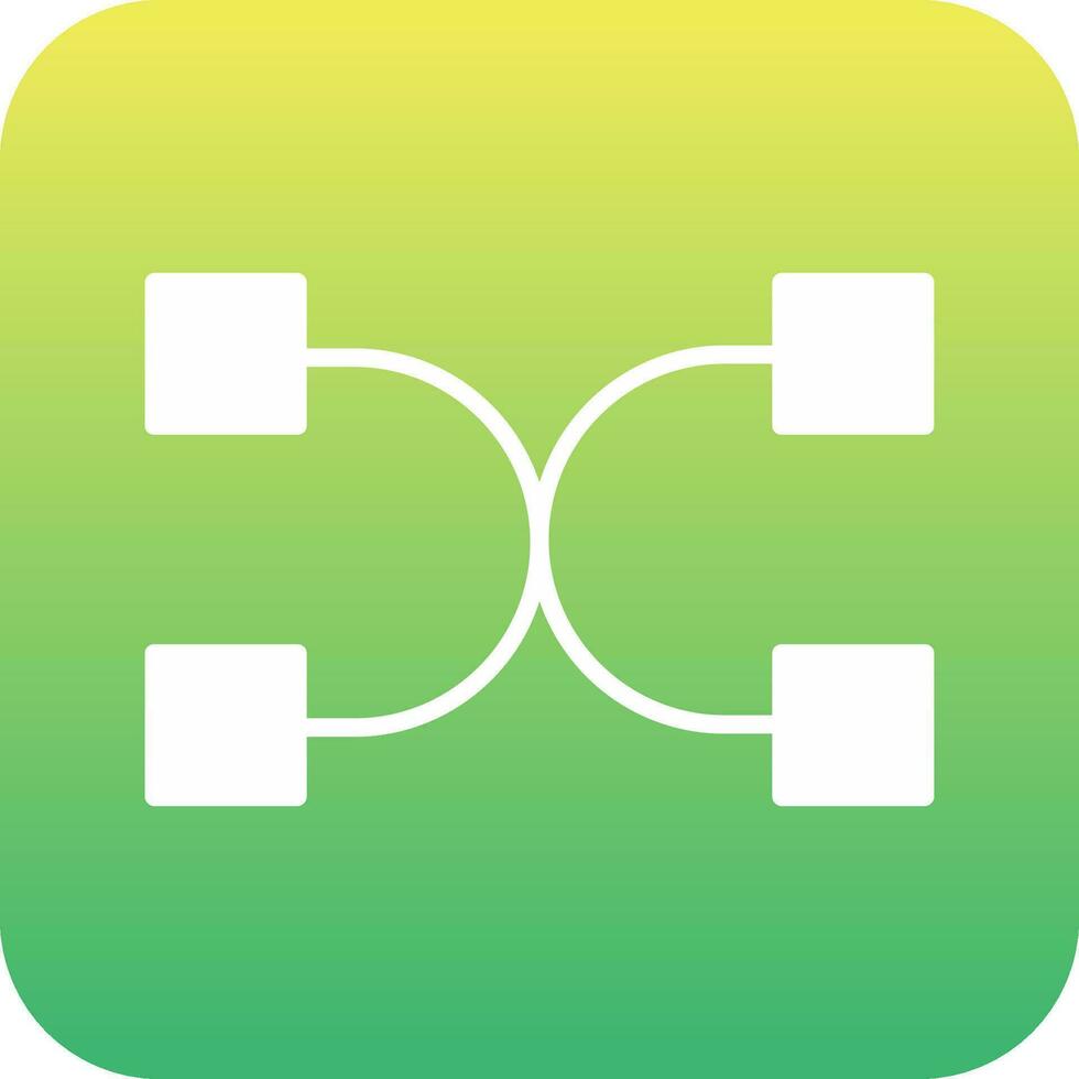 Many To Many Vector Icon