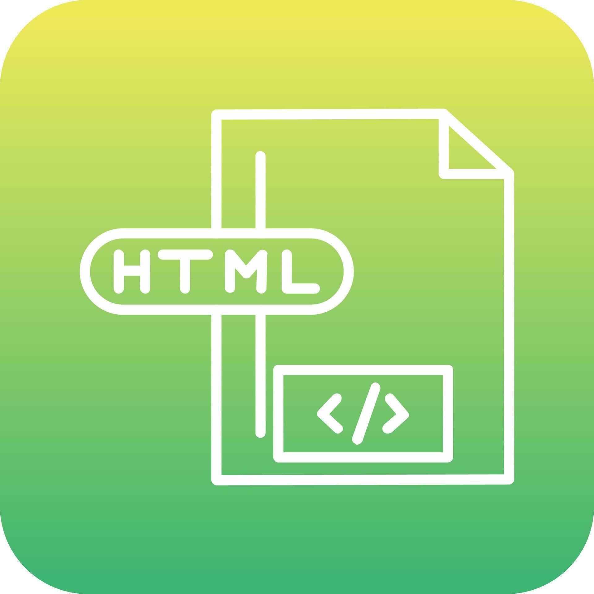 Html File Vector Icon 37004277 Vector Art at Vecteezy