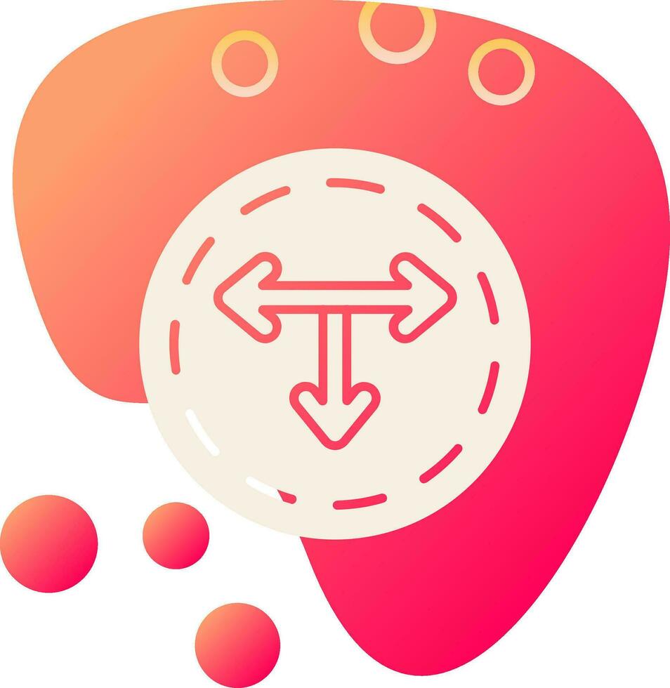 T Junction Vector Icon