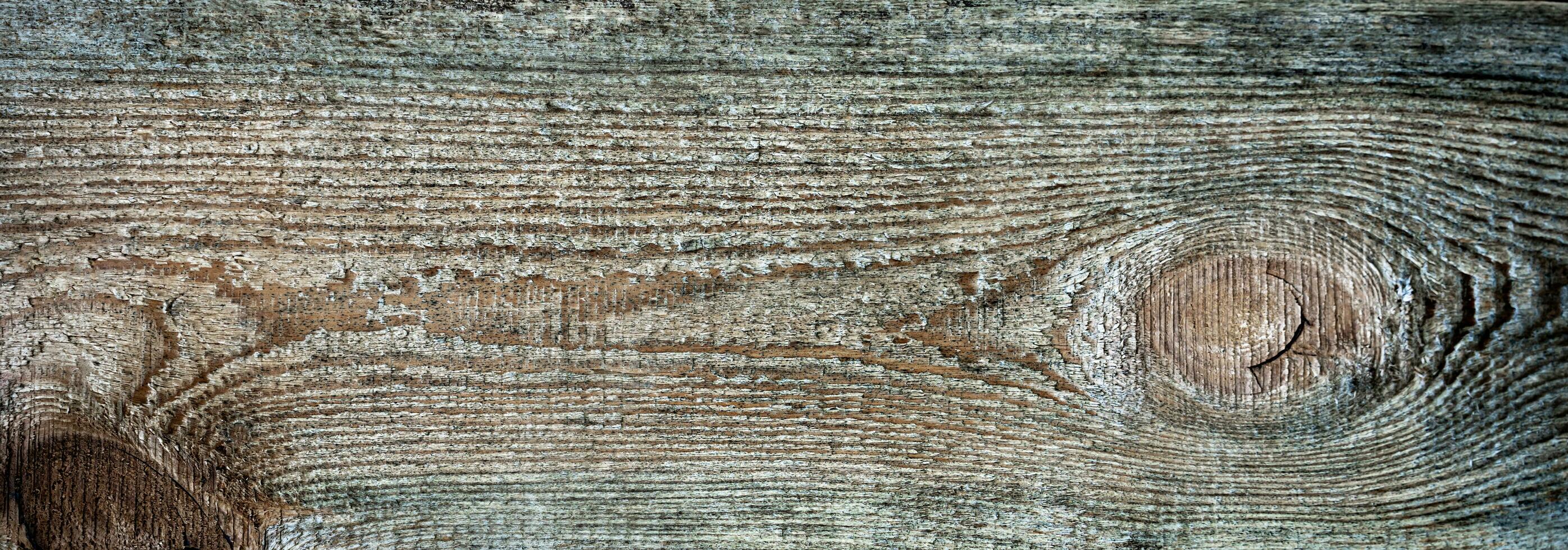 Texture of old wooden background. Top view. Close-up. Selective focus. photo