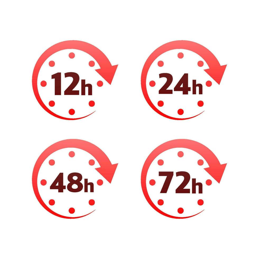 24 hours support in abstract style on white background. Customer service. Online support call center. Flat vector. Logo vector. vector