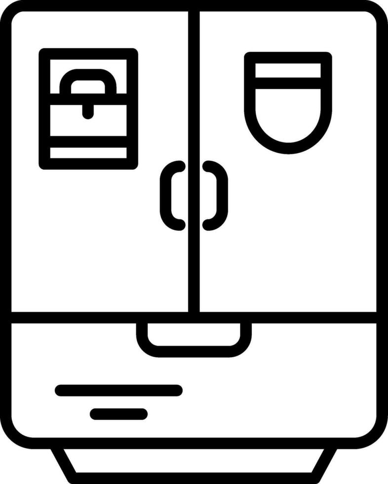 Refrigerator Vector Icon