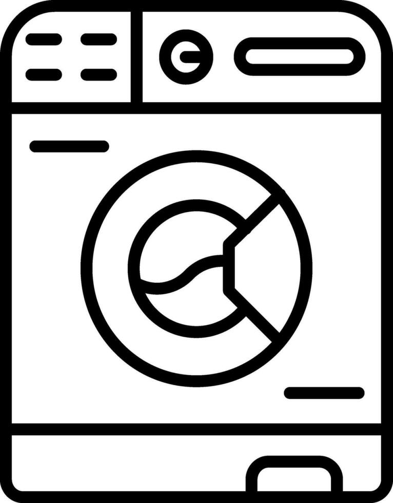 Washing Machine Vector Icon