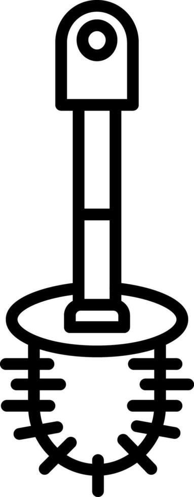 Toilet Brush Vector Icon