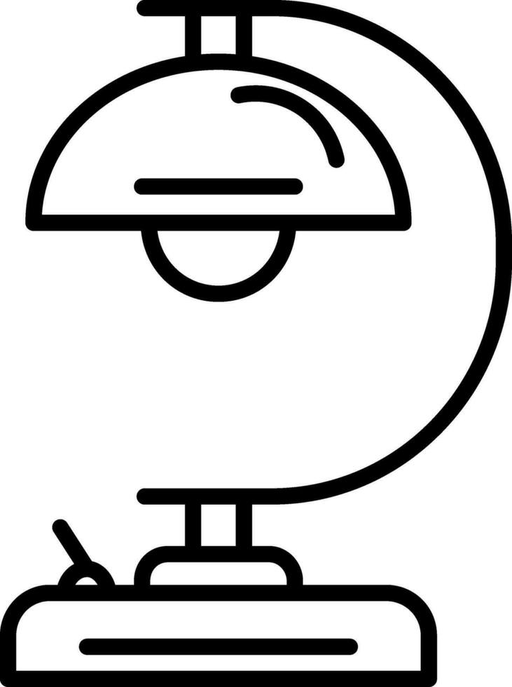 Table Lamp Vector Icon