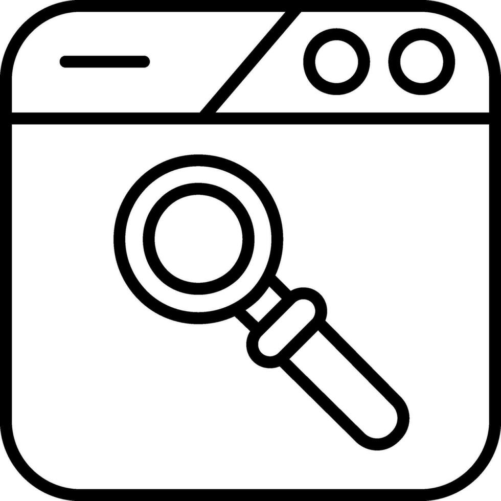 Search Engine Vector Icon