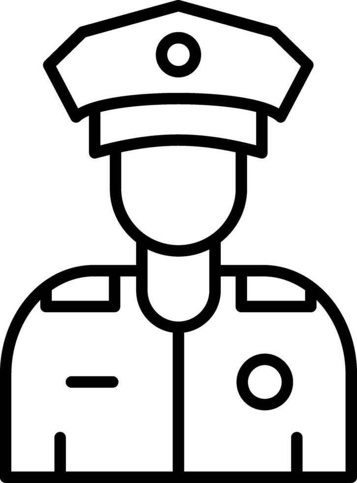 Policeman Vector Icon