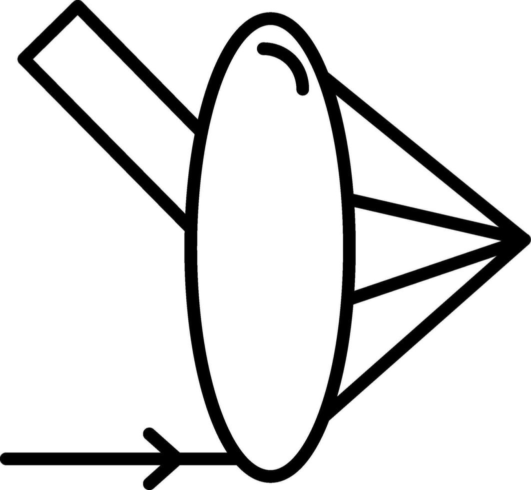 Refraction Vector Icon
