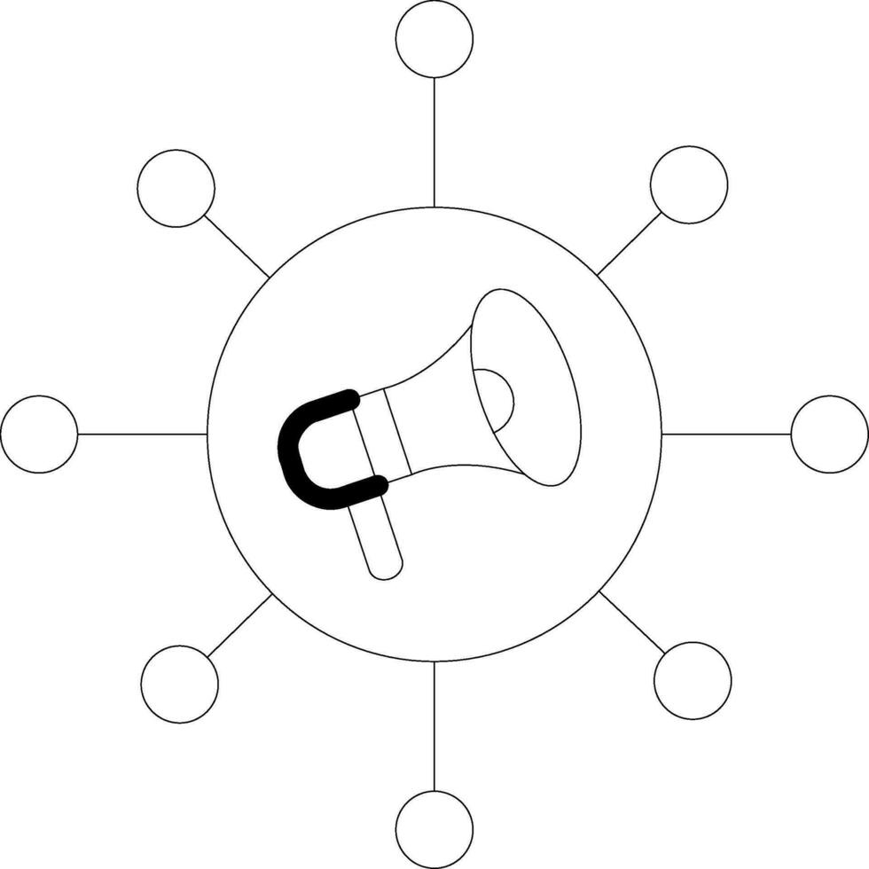 Viral Marketing Vector Icon