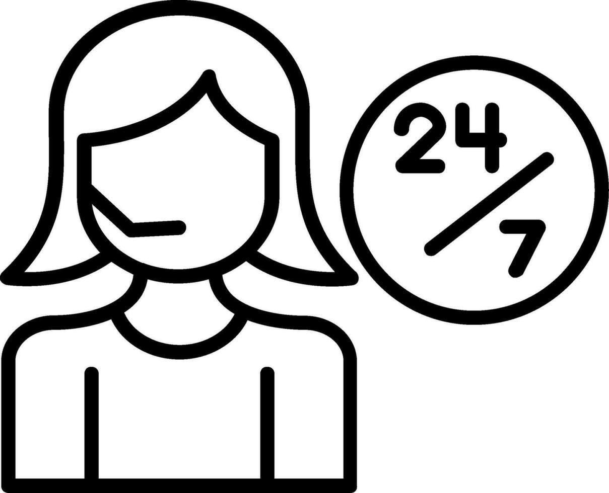Customer Service Agent Vector Icon