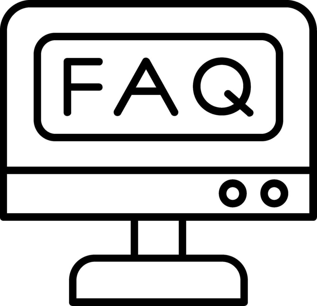 Faq Vector Icon