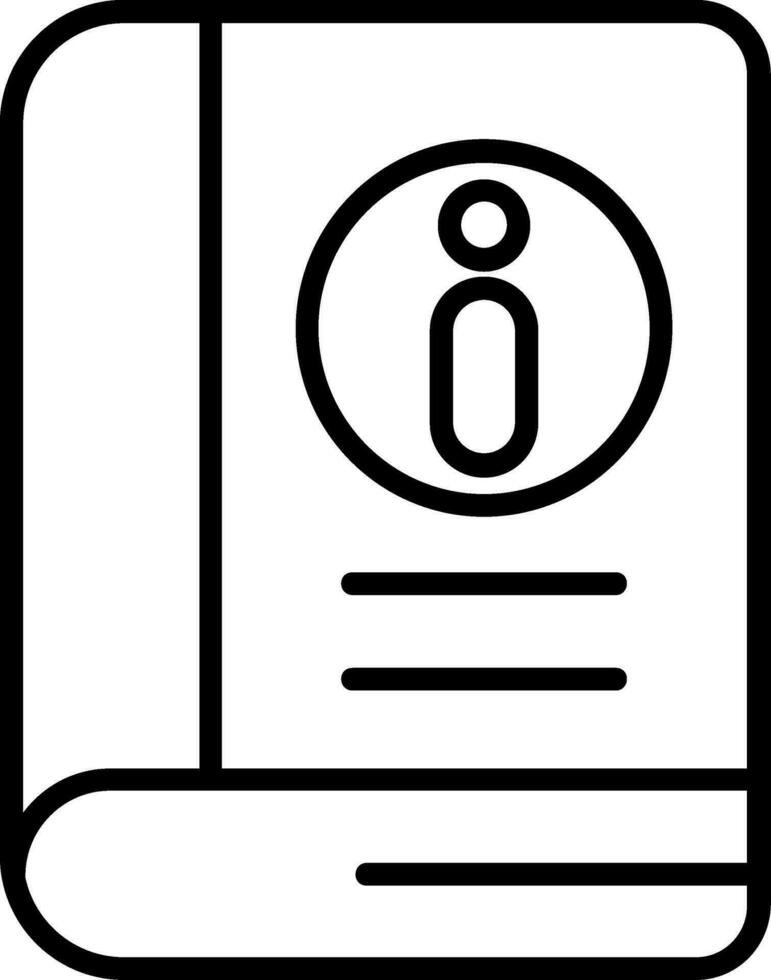 Manual Vector Icon
