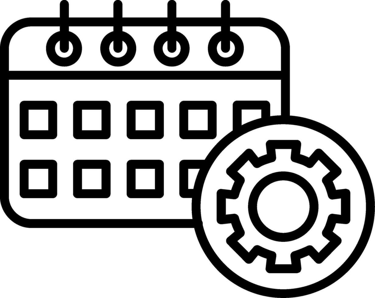 Schedule Vector Icon