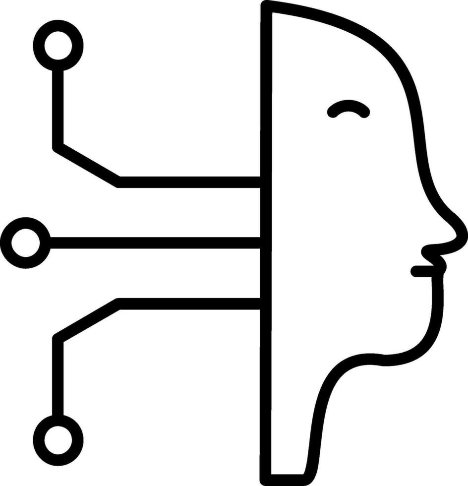 Cyborg Vector Icon