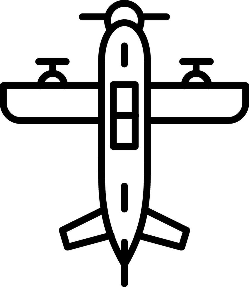 hidroavión vector icono