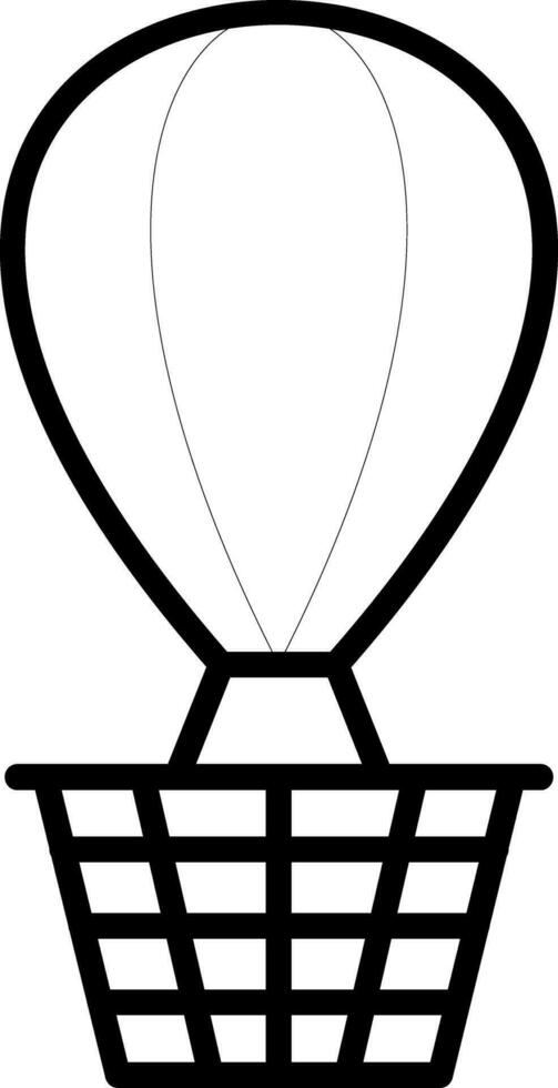 Hot Air Balloon Vector Icon