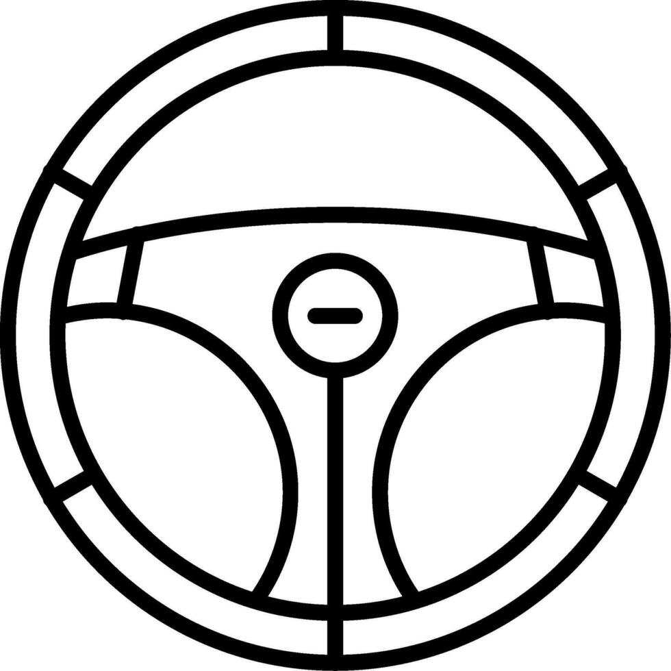 Steering Wheel Vector Icon