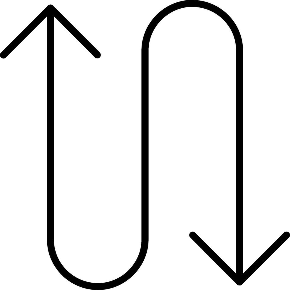 Zigzag Vector Icon