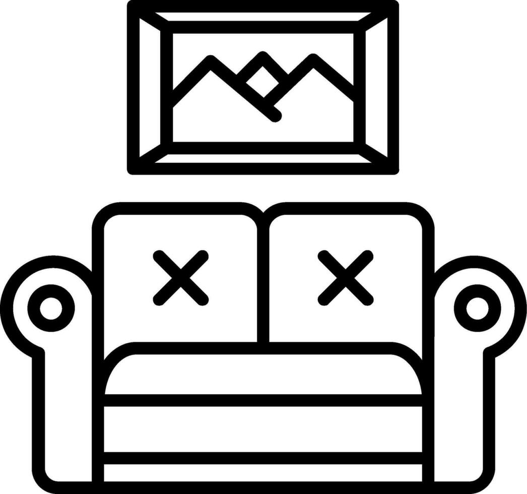 Sofa Vector Icon
