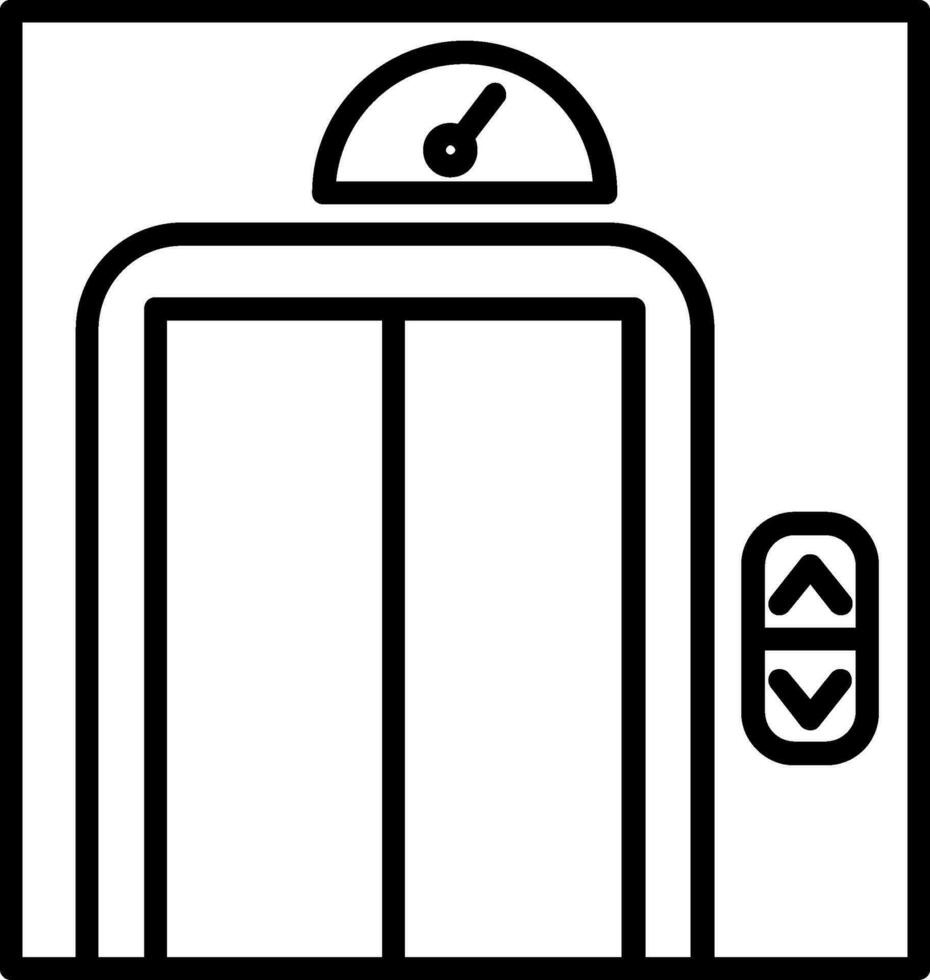 icono de vector de ascensor