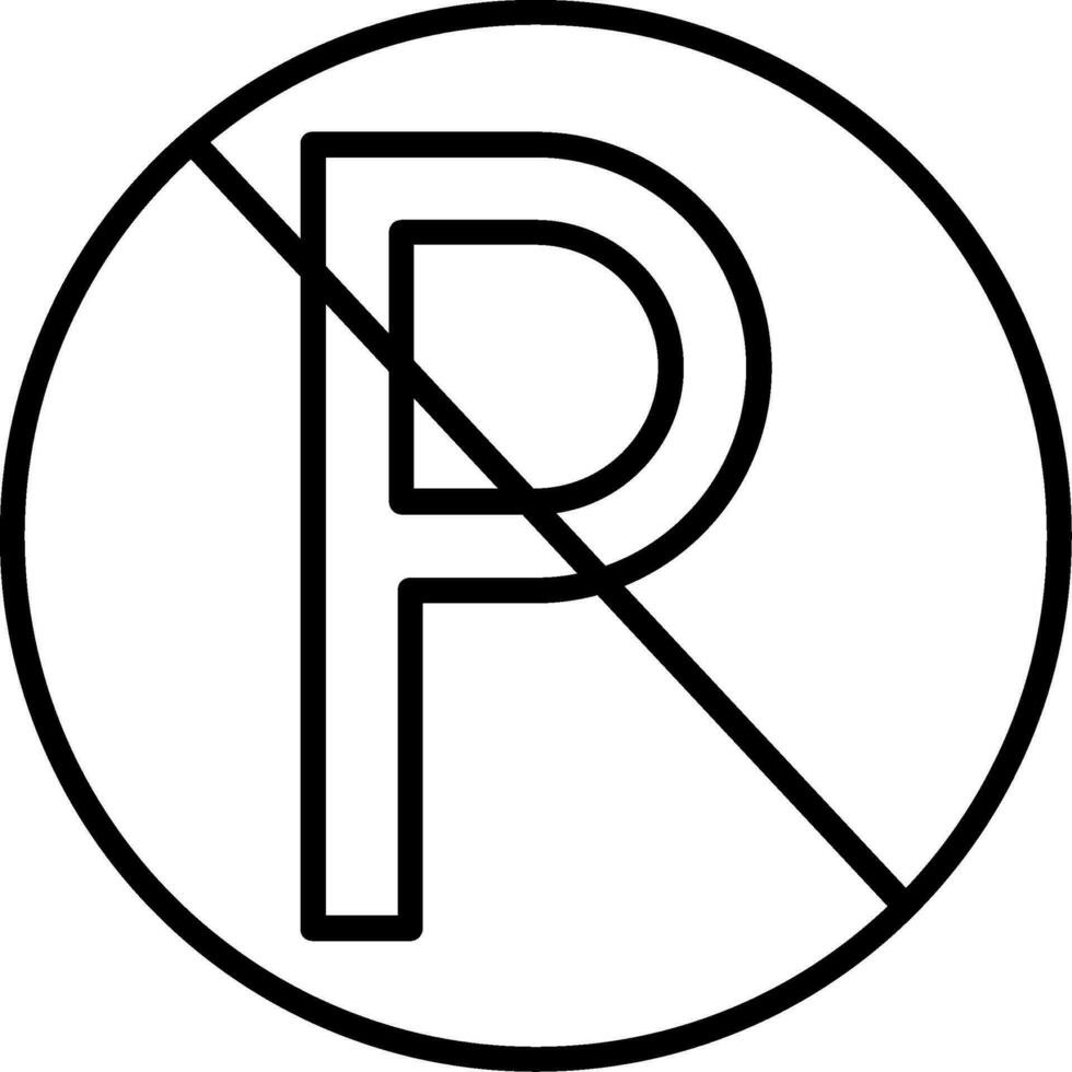 Parking Sign Vector Icon