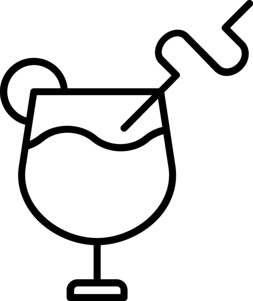 Cocktail Drink Vector Icon