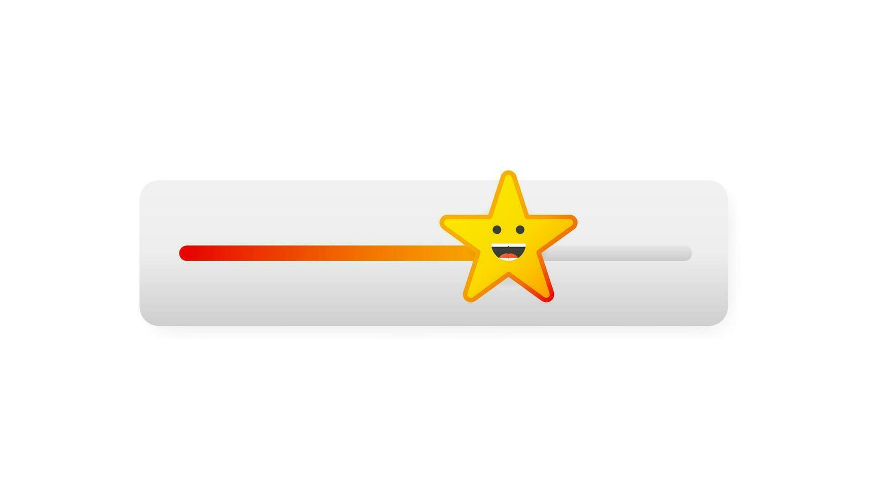 Level slider in flat style on white background. Flat vector. Arrow icon. Vector color icon