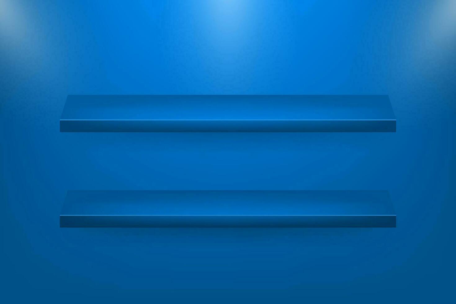 3d shop shelf for web background design. Dark background. Graphic element vector. Isolated vector. vector