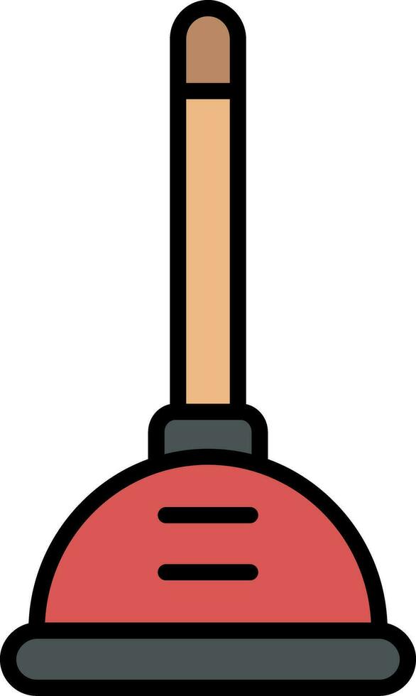 Plunger Vector Icon