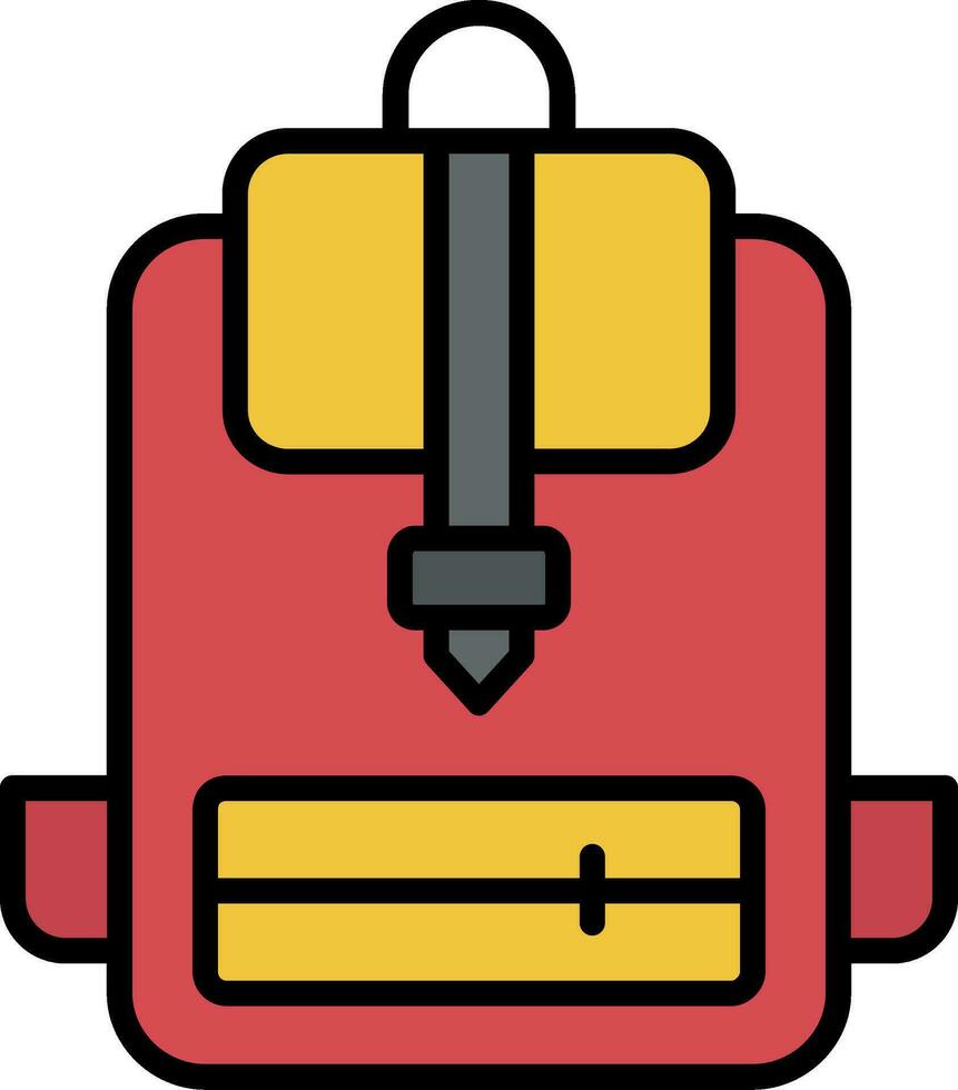 Backpack Vector Icon