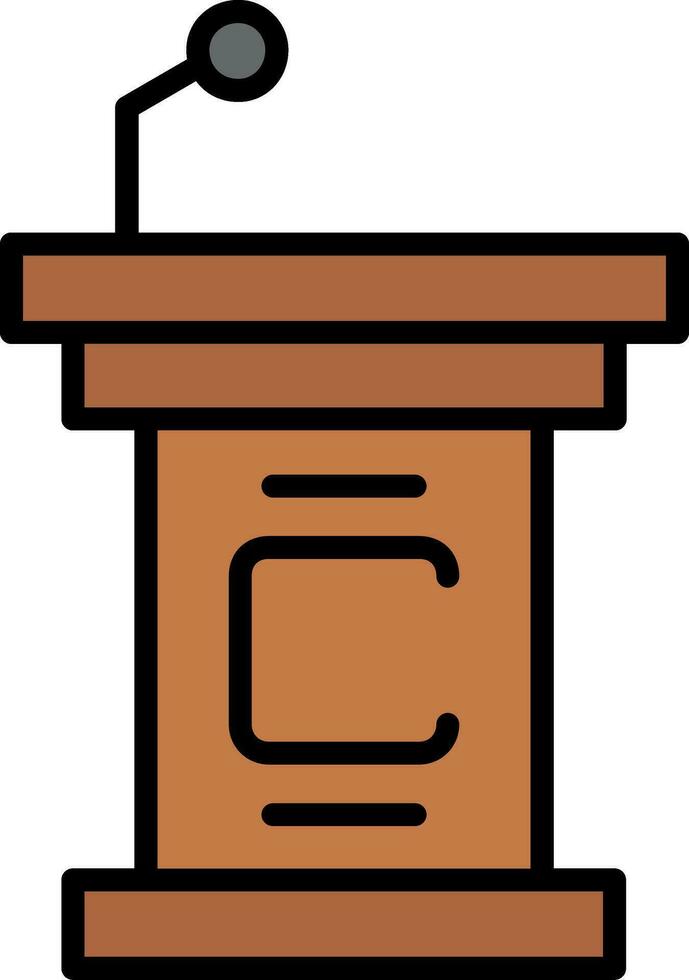 Lectern Vector Icon