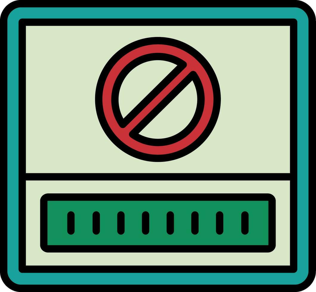 Stop Vector Icon