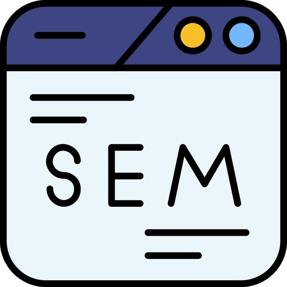 Sem Vector Icon